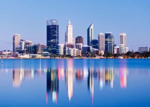 Perth City skyline